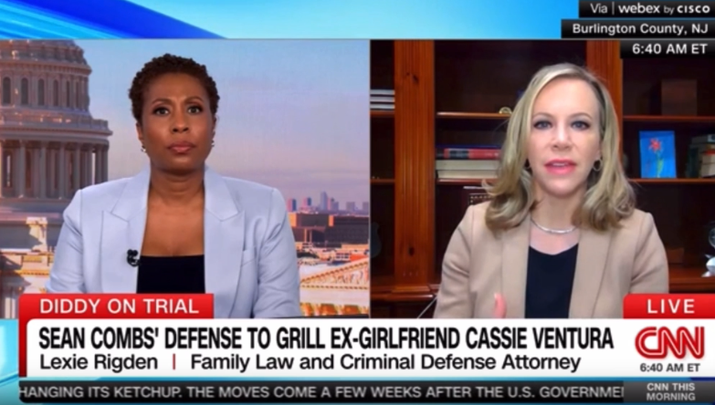 Lexie Rigden On CNN Discussing the P. Diddy Trial | Lawyer